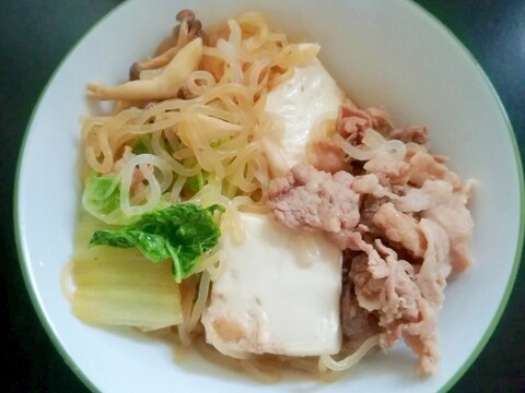 簡単に肉豆腐